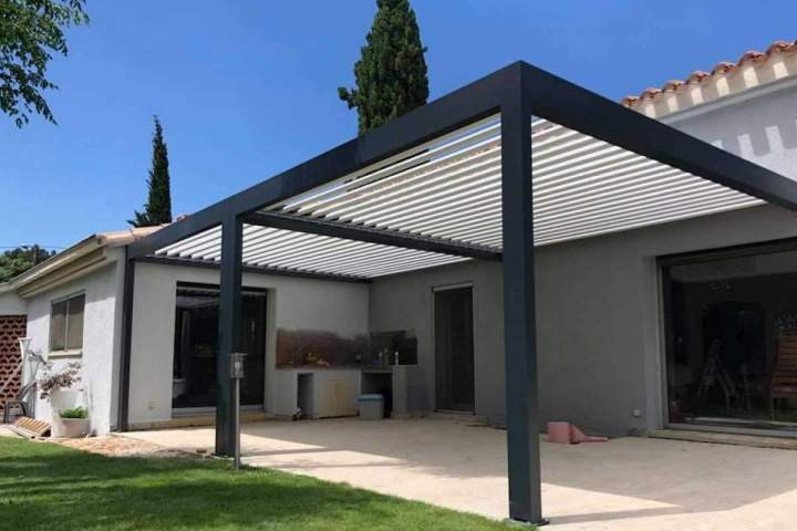Pergola Bioclimatique IZI Nogent-sur-Marne